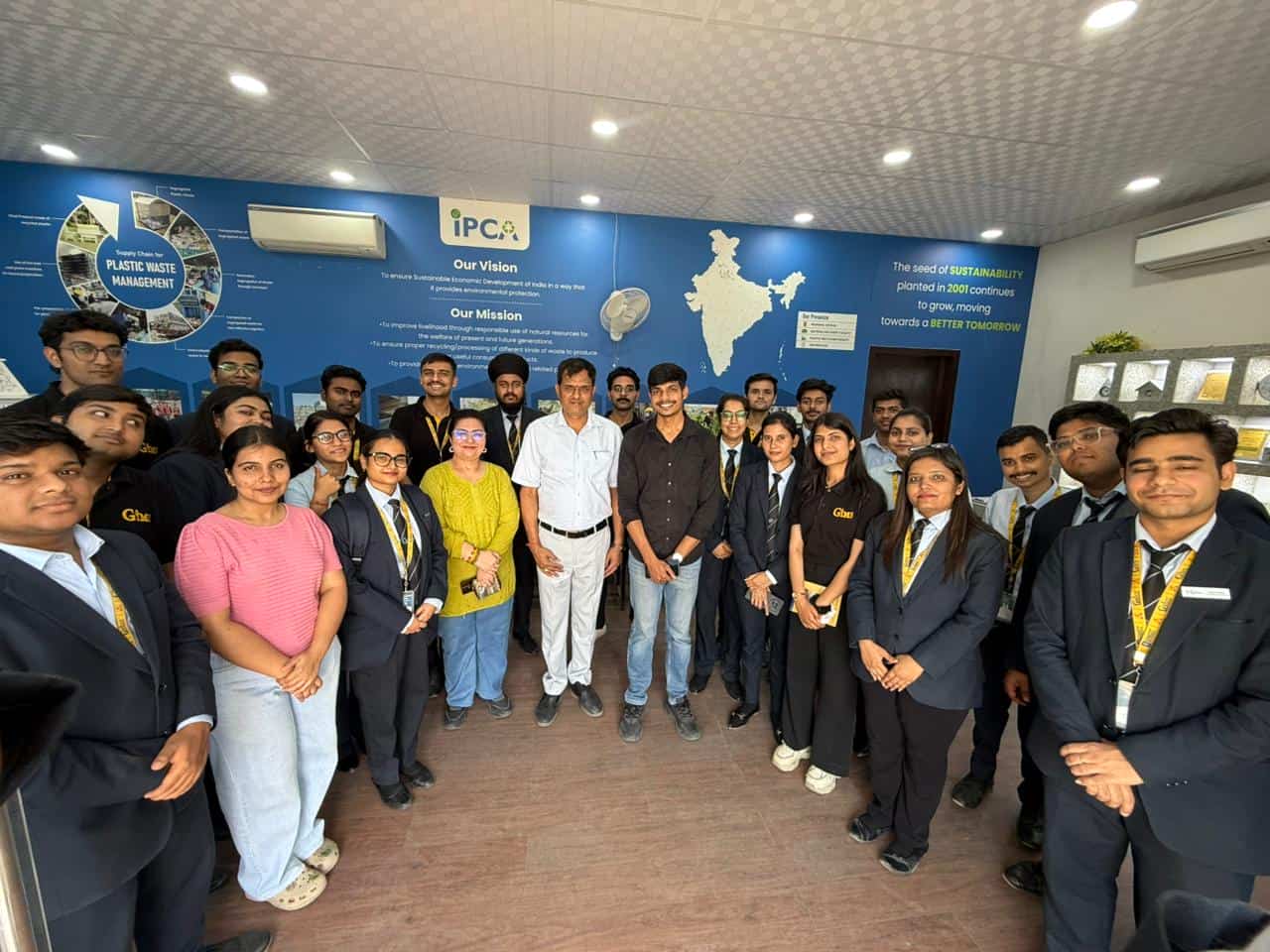 Interns and campaign team gathered after a workshop